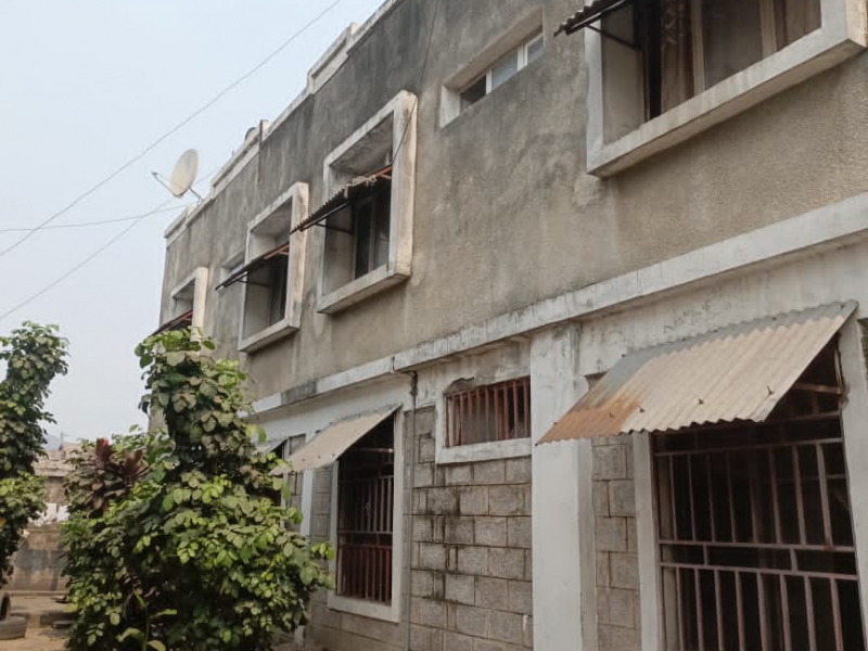 Parcelle à vendre avec 2 immeuble à limete