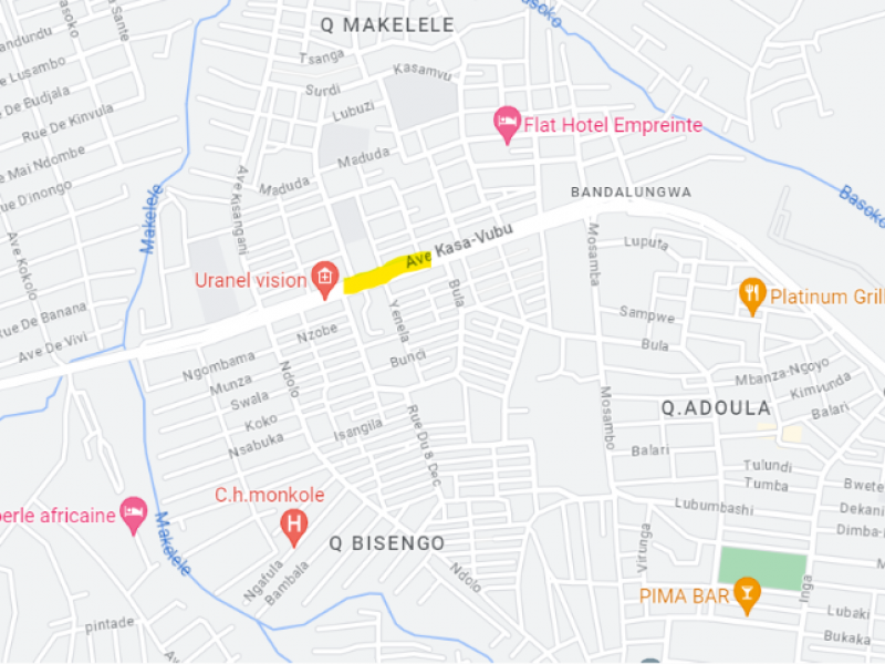 "Opportunité unique à saisir: Propriété sur l'Avenue Kasa Vubu, Bandal, Kinshasa"