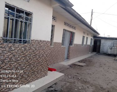 Parcelle à vendre type locatif à terre jaune dans la commune de la nsele