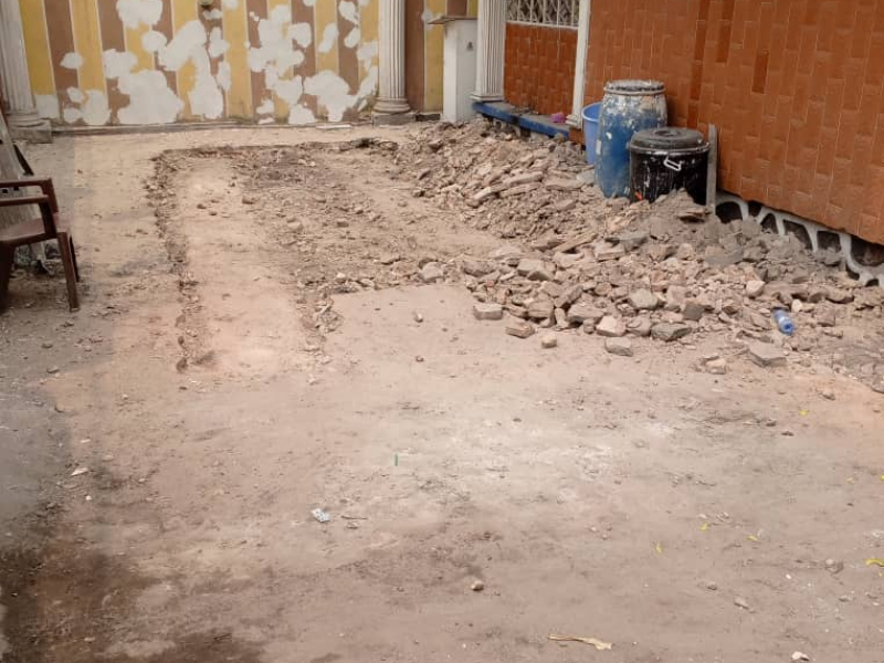 Vente parcelle d'un étage à Limete 12 ème rué industrielle