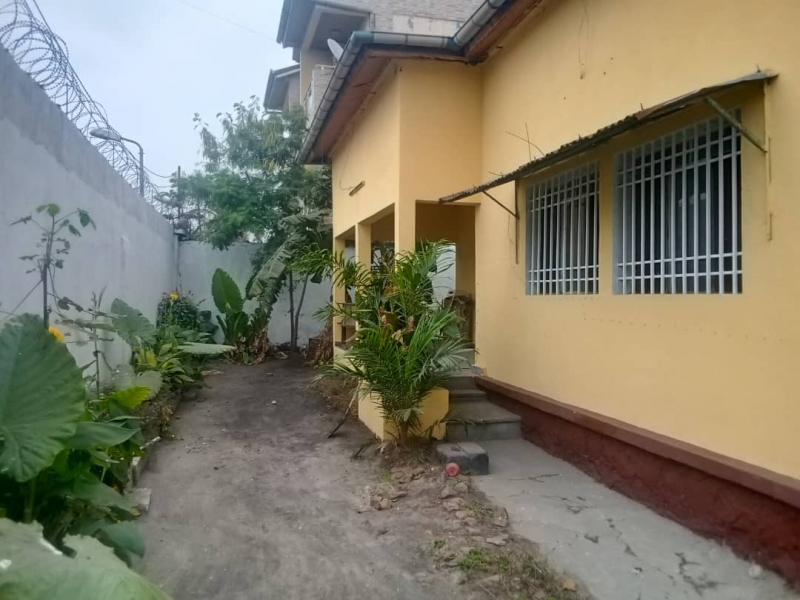 Parcelle à vendre Contiennent une grande maison à Limete 15 ème rué résidentiel motel fikin